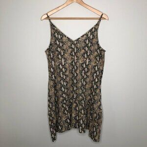 GENERATION Love  Snakeskin Spaghetti Strap‎ Dress